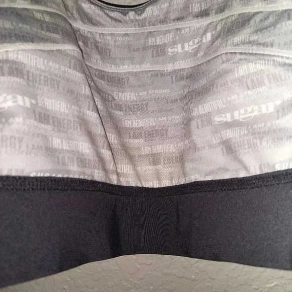 NWT Sugar Shock Sports Bra Black Small MSRP $89 - Picture 6 of 9